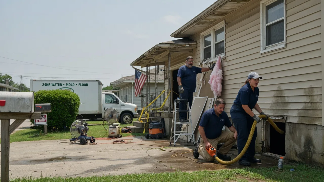 Water Damage Repair in Hillsboro, IL near me